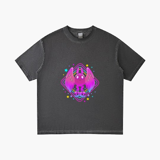 Pastel Goth Skull Aesthetic Gothic Cute Mothman Gradient T Shirts