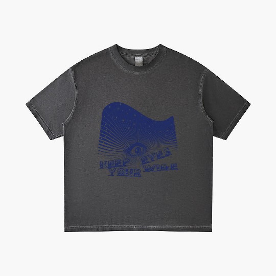 Eyes Wide Winter Storm 2 Deep Blue Gradient T Shirts