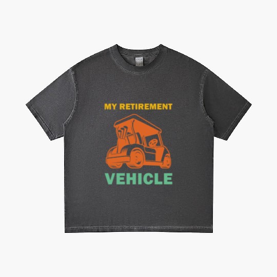 Funny My Retirement Vehicle Golf Cart - Funny Golf Gradient T Shirts