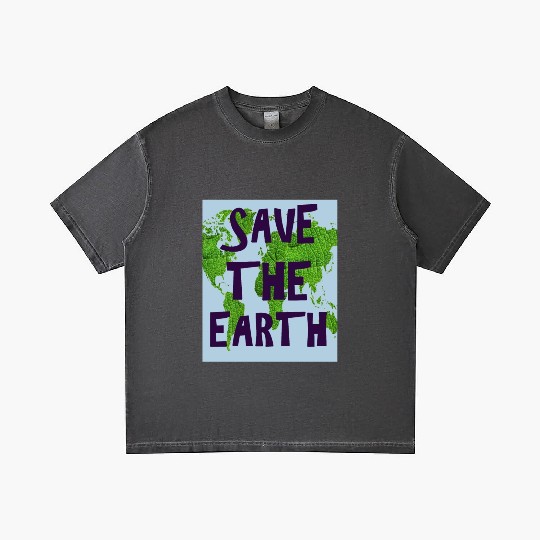 SAVE THE EARTH Gradient T Shirts