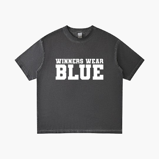 High School Musical EJ Winners Wear Blue Tank Gradient T Shirts