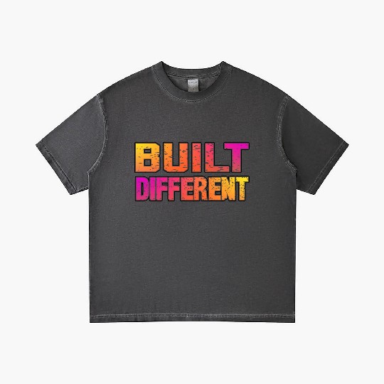 Built Different On Another Level Funny Gaming Gradient T Shirts