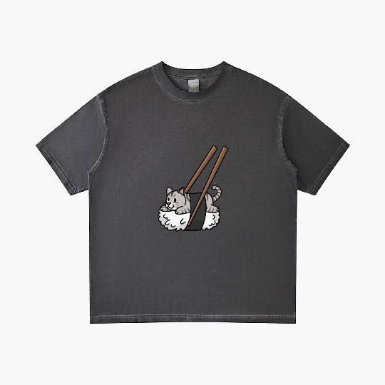 American Shorthair Cat Nigiri Sushi Gradient T Shirts