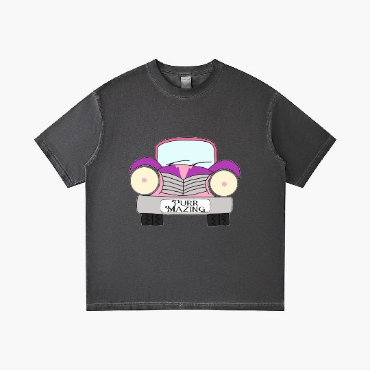 Old Car Pink and Purple Purr Mazing Gradient T Shirts