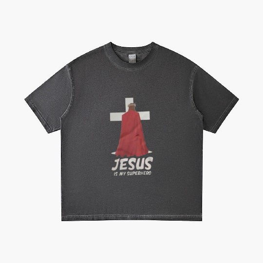 Jesus Is My Superhero Gradient T Shirts
