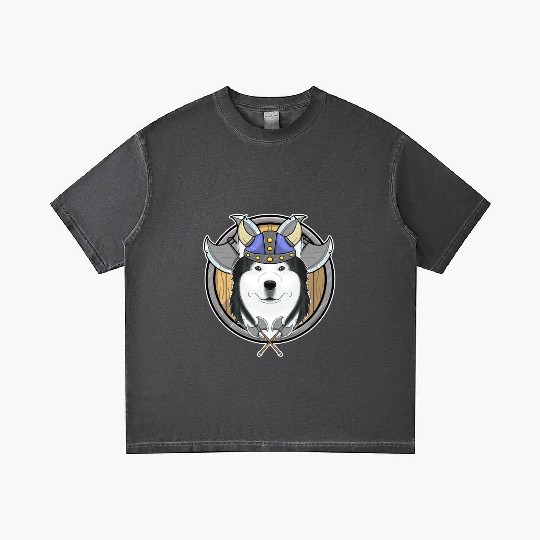 Siberian Husky I Valhalla I Viking Gradient T Shirts