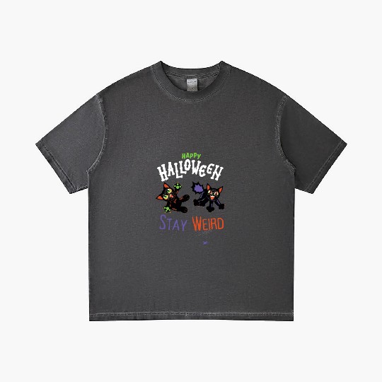 Stay Weird (Halloween) Gradient T Shirts