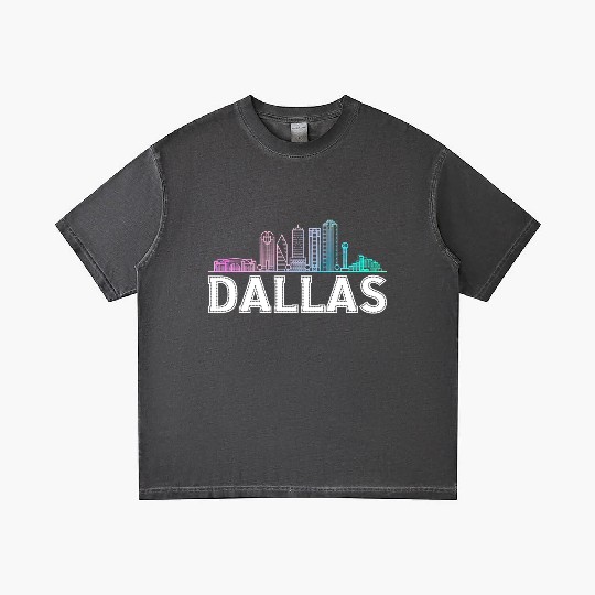 Dallas City Texas Dallas Gradient T Shirts