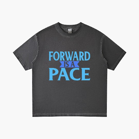 Forward Is A Pace Slow Running Funny Runner Gradient T Shirts