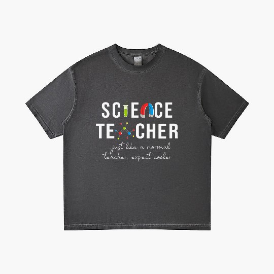 Science Teacher Just Like Normal Teacher Science Gradient T Shirts