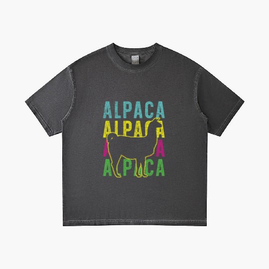 Alpaca Llama Lover Alpaca Whisperer Farm Animal Gradient T Shirts