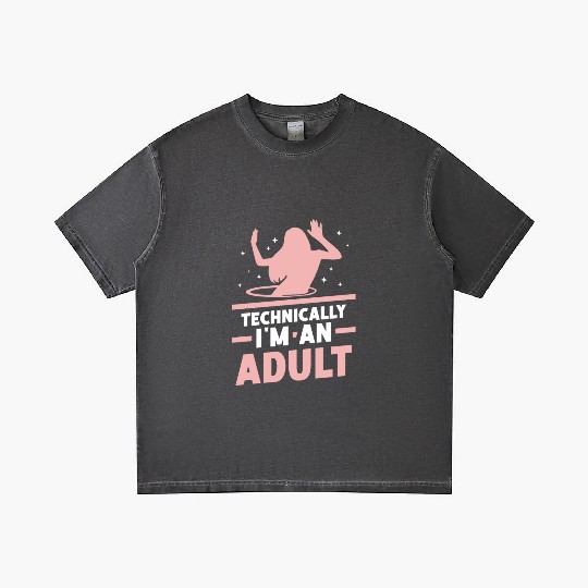 Technically I'm An Adult Girl Birthday Adulting Gradient T Shirts