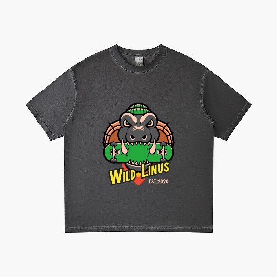 Skating Crocodile by Wild Linus Germany Gradient T Shirts