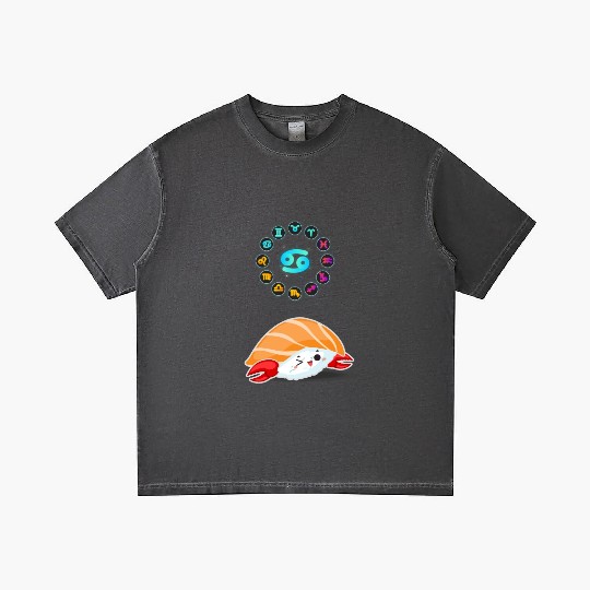 Japanese Sushi Funny Cancer Zodiac Sushi Lover Pun Gradient T Shirts