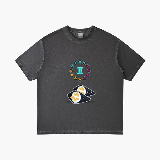 Japanese Sushi Funny Gemini Zodiac Sushi Lover Pun Gradient T Shirts