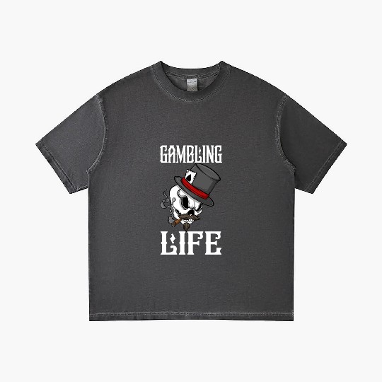 Poker Player Casino Gambling Life Gradient T Shirts