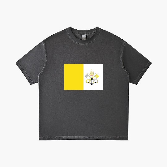 Official Vatican City Flag Vaticans Country Pride Gradient T Shirts