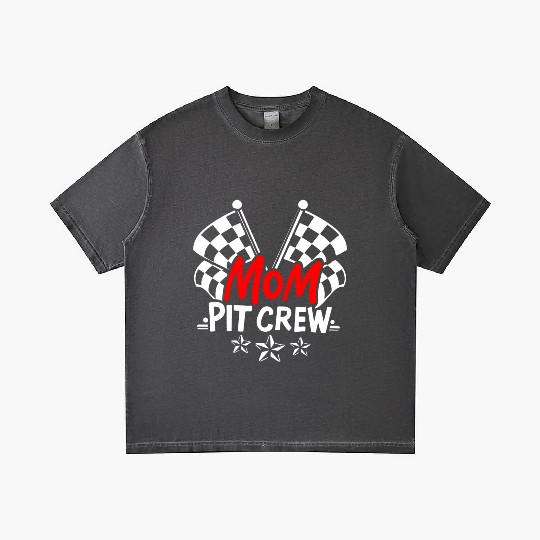 Cool Mothers Day Car Racing Mama Mom Pit Crew Gradient T Shirts