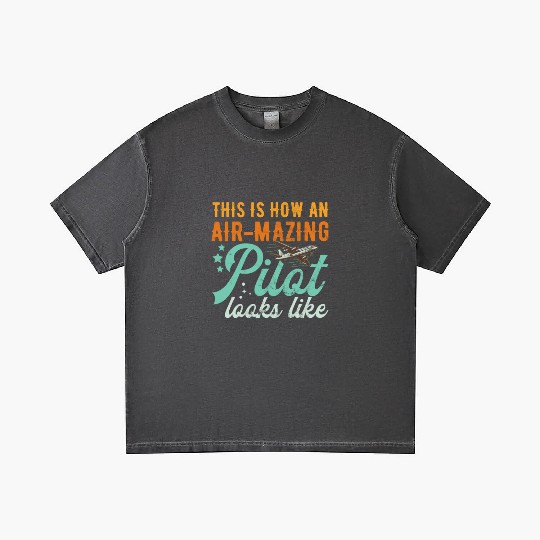 Aircraft Pun Airmazing Pilot - Airline Pilot Gradient T Shirts