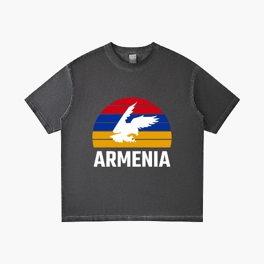 Armenia Armenian Flag Eagle Armenian Gradient T Shirts
