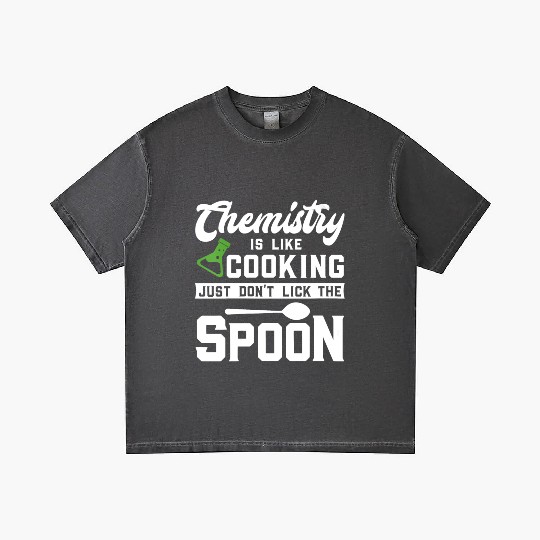 Womens Chemistry Is Like Cooking Science Lover Gradient T Shirts