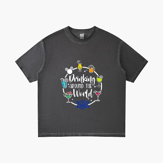 Drinking Around The World Gradient T Shirts