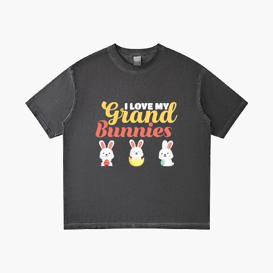 I Love My GrandBunnies Grandma Grandkids Easter T Gradient T Shirts