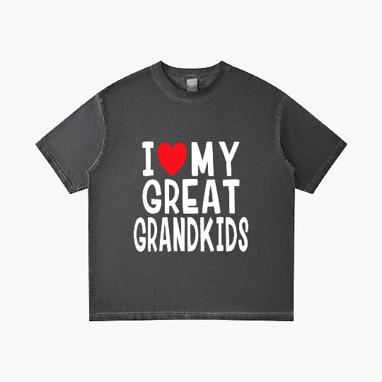 I Love My Great Grandkids Family Love Grandma Gran Gradient T Shirts