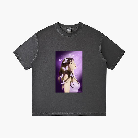 BTS Butterfly Fan Girl Gradient T Shirts