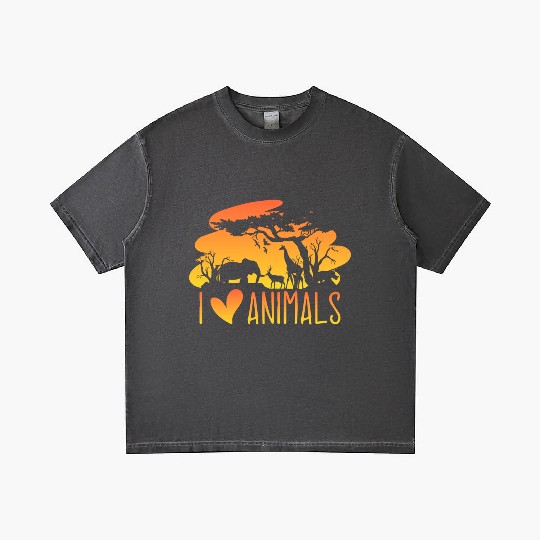 Wild Animal Lover Safari Sunset African Gradient T Shirts