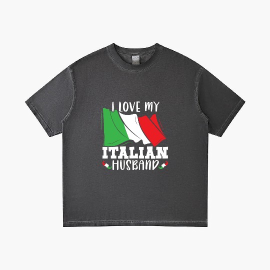 I Love My Italian Husband Europe Country Italy Gradient T Shirts