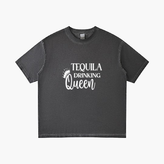 Tequila Drinking Queen Gradient T Shirts