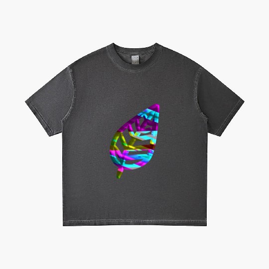 leaf icon nature colorful Gradient T Shirts