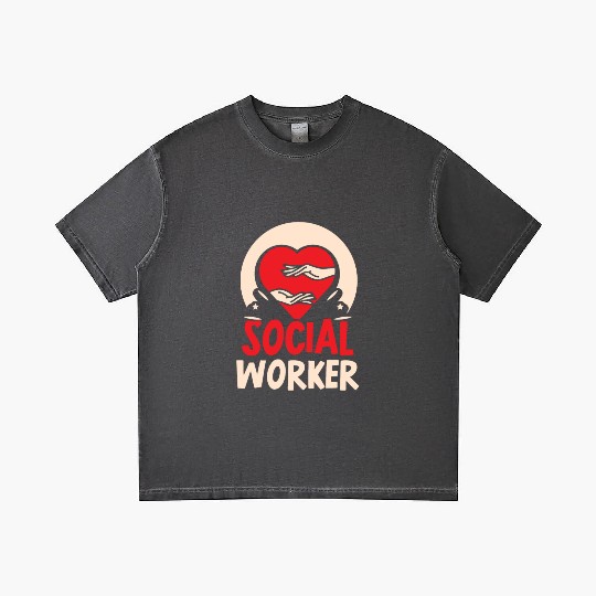 Social Worker Work Graduation Job Gradient T Shirts