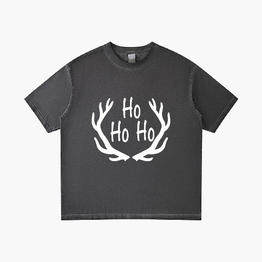 Funny Ho Ho Ho Christmas Santa Deer Snowman Gift Gradient T Shirts