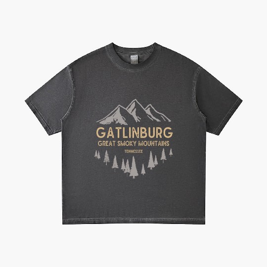 Gatlinburg Tennessee Great Smoky Mountains Vintage Gradient T Shirts