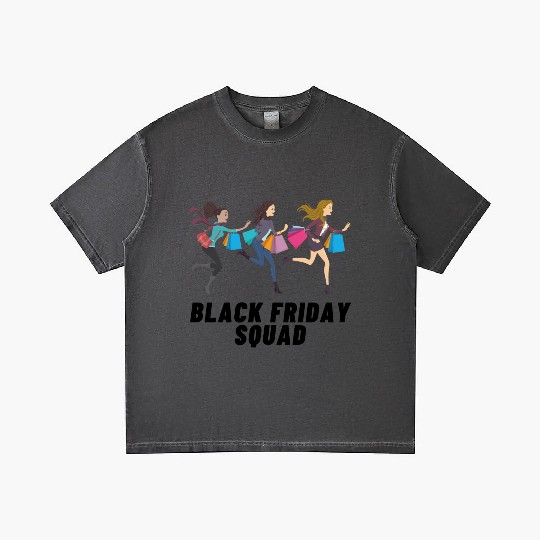 Black Friday Squad Gradient T Shirts