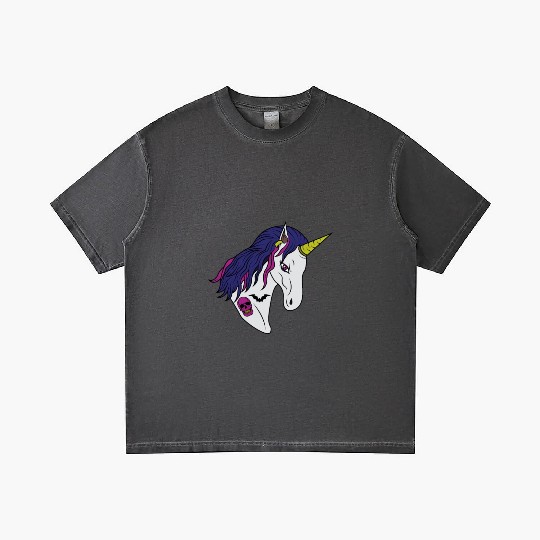Goth Unicorn Zombie Gothic Occult Halloween Gradient T Shirts