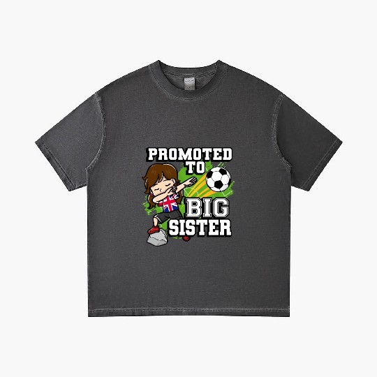 Promoted To Big Sister Soccer Player United Gradient T Shirts