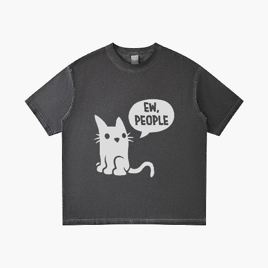 comic cat ew people Gradient T Shirts