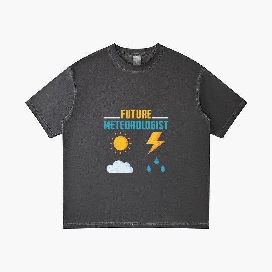 Future Meteorologist Meteorology Storm Weatherman Gradient T Shirts
