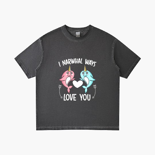 I Narwhal Ways Love You Unicorn Of The Sea Animal Gradient T Shirts