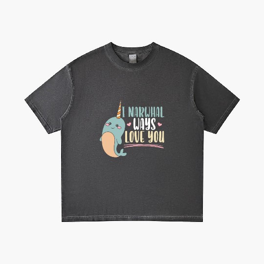 I Narwhal Ways Love You Unicorn Of The Sea Animal Gradient T Shirts