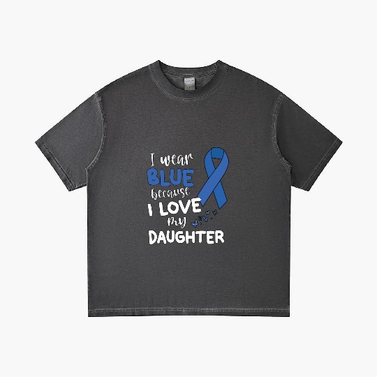 I Wear Blue Colon Cancer Awareness Colon Cancer Gradient T Shirts