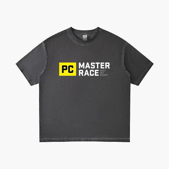 Pc Master Race Built Not Bought Glorious Gradient T Shirts