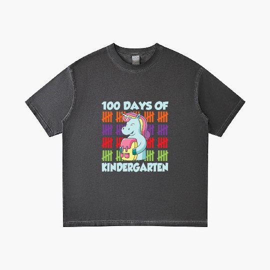 100 Days Of Kindergarten Team Cute Sweet Sayings Gradient T Shirts