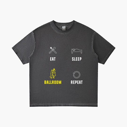 Eat Sleep Ballroom Repeat Ballroom Dance Teacher Gradient T Shirts