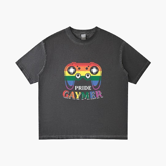Pride Gaymer LGBT Gay Gamer Rainbow Pride Flag Gradient T Shirts