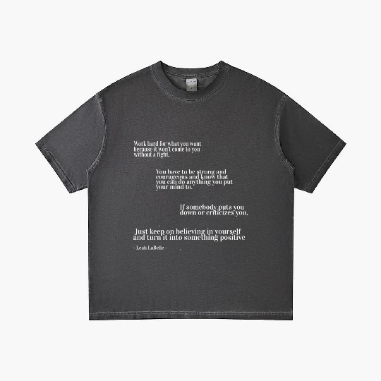 You have to be strong and courageous Gradient T Shirts