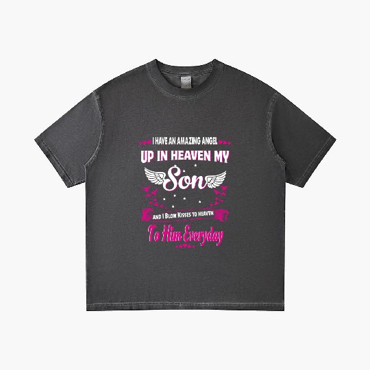 My Son Forever My Angel Sympathy In Loving Memory Gradient T Shirts